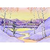 Winter Sunrise Deluxe Boxed Holiday Cards (20 cards, 21 self-sealing envelopes)