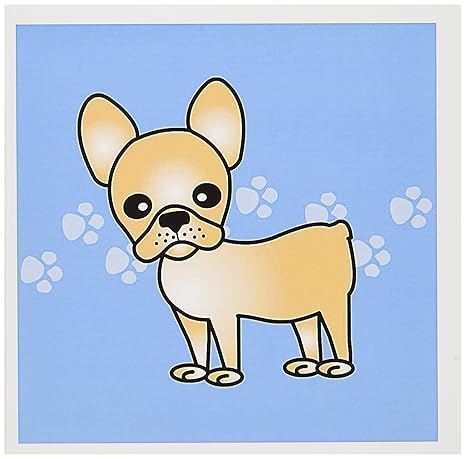 Amazoncom Janna Salak Diseños Perros Cute Crema Bulldog