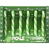 Fancy Pickle flavored Candy Canes, 3.8 OZ