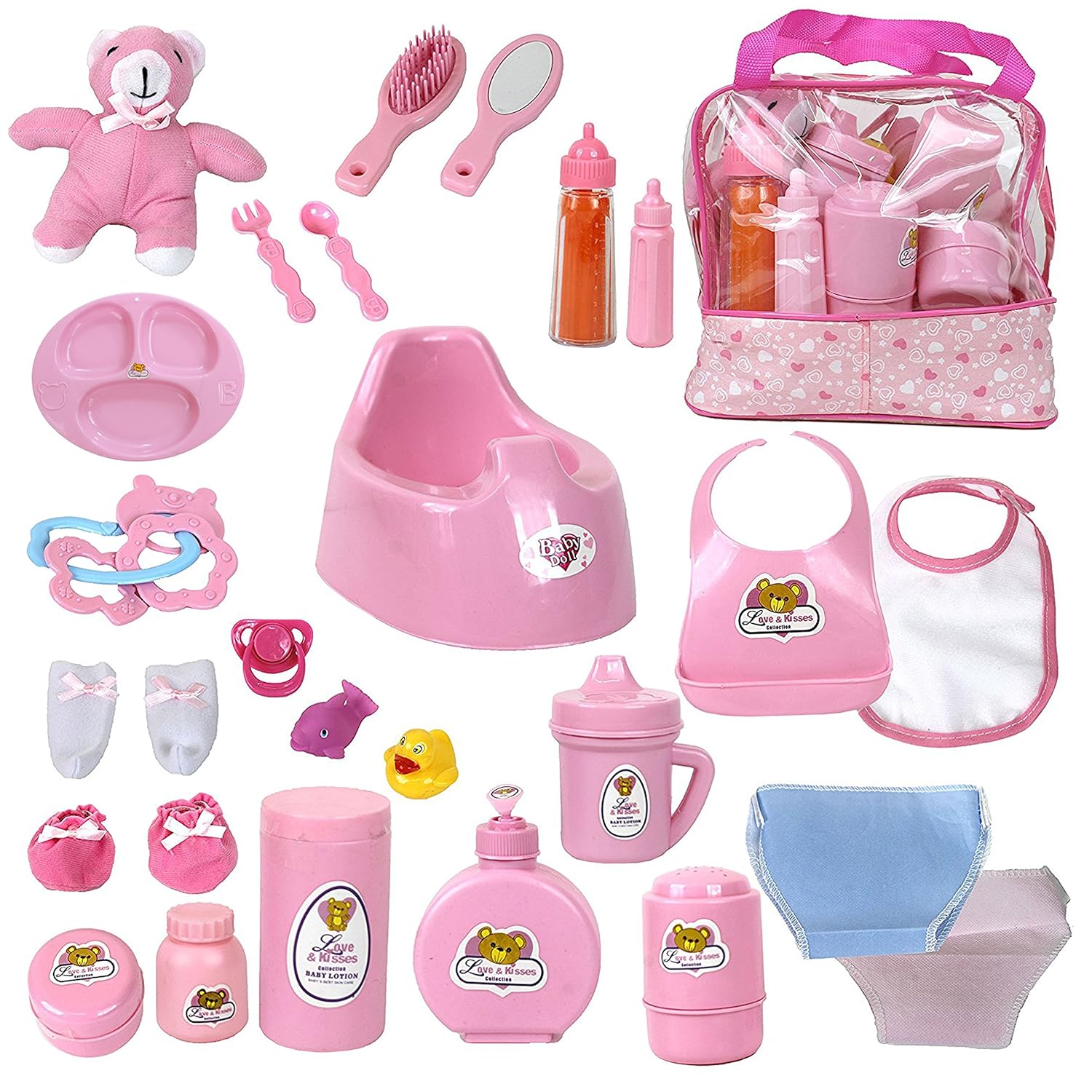Buy Mommy 26 Me Doll Collection Baby Doll Feeding Changing Potty Toy Bag Set 28 Accessories