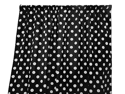 Amazon Com Zen Creative Designs Premium Cotton Polka Dot Curtain