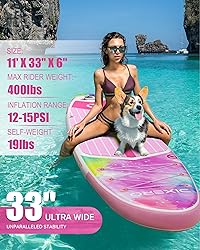 Dixero Inflatable Stand Up Paddle Board with SUP