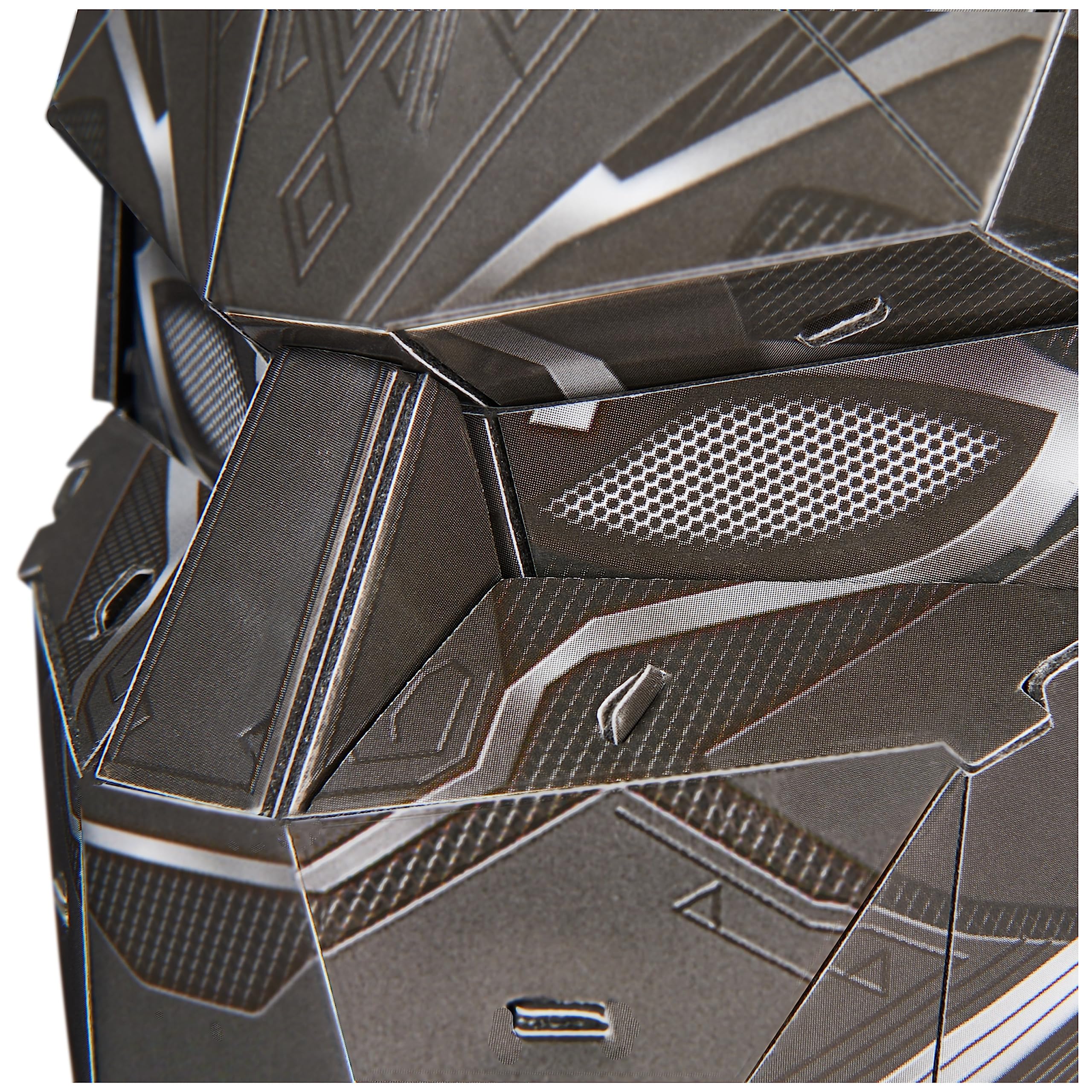 4D Build, Marvel Black Panther 3D Puzzle Model Kit with Stand 82 Pcs | Wakanda Forever Black Panther Desk Decor | 3D Puzzles for Adults & Teens 12+