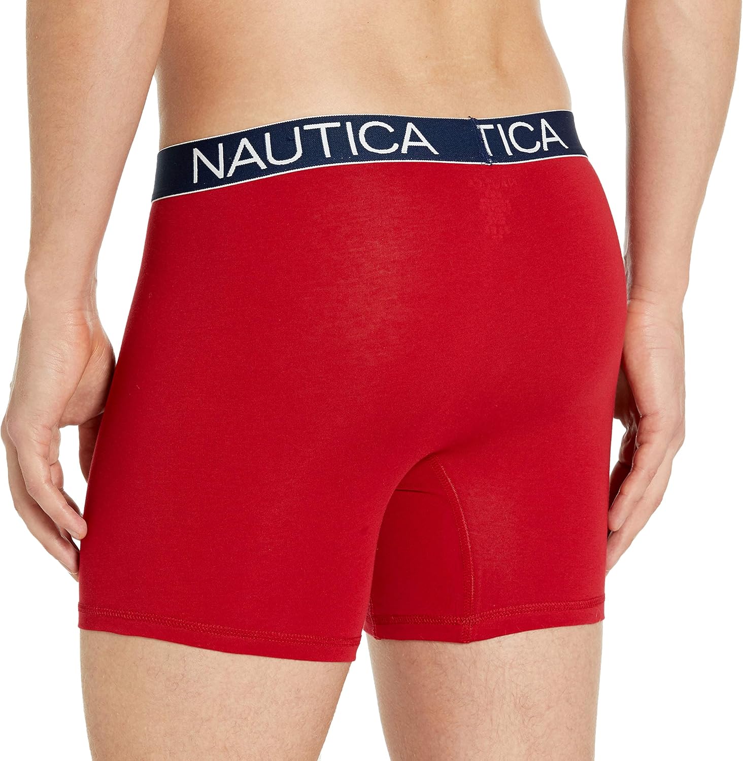 Nautica Men's 3-Pack Classic Underwear Cotton Stretch Boxer Brief at  Men’s Clothing store