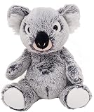 Heunec Orsacchiotto Besitos – Peluche Morbido 20 Cm Con Pouf – Marrone/Beige
