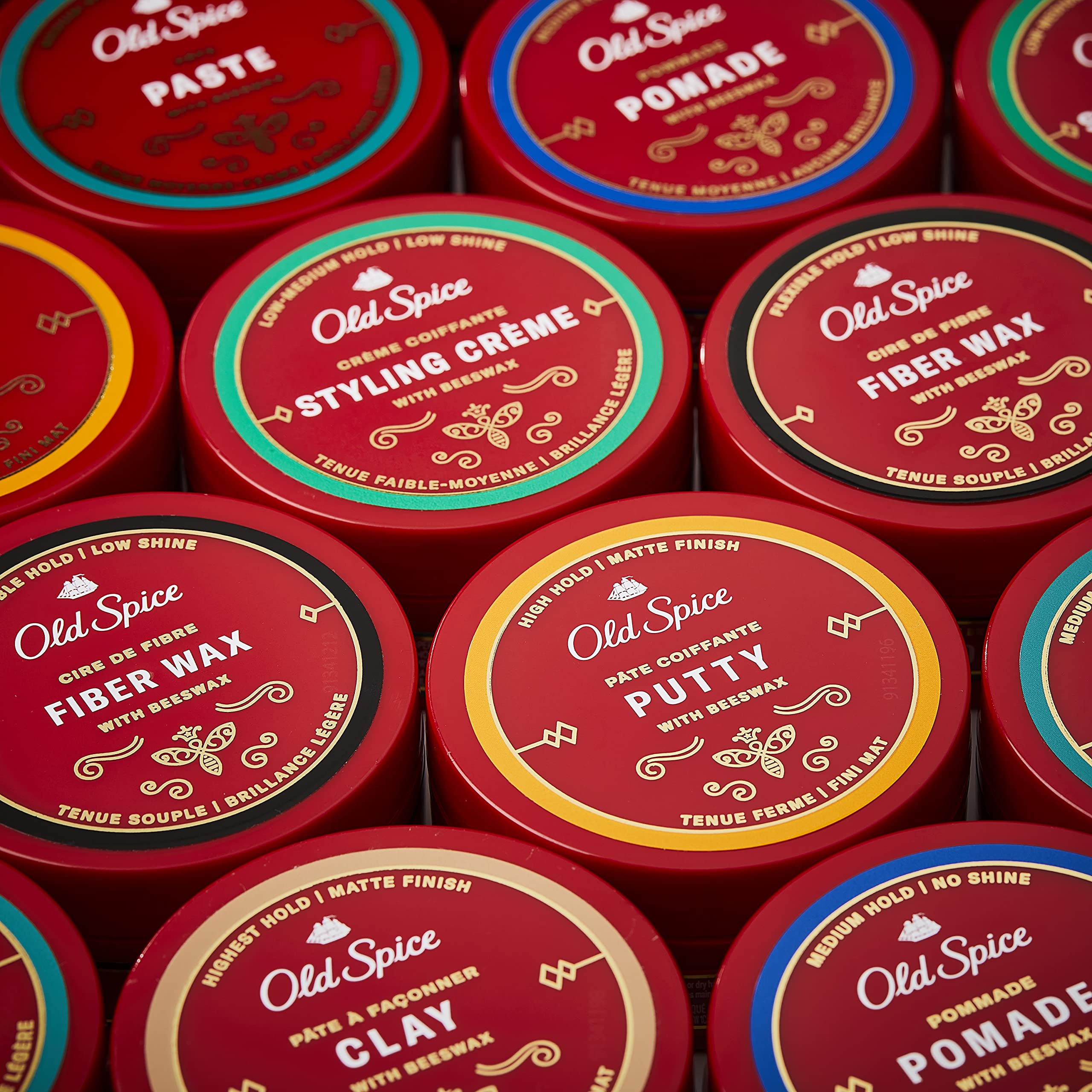 Old Spice Hair Styling Putty for Men, High Hold Matte Finish, 2.22 Oz Each, Twin Pack, NEW Formula