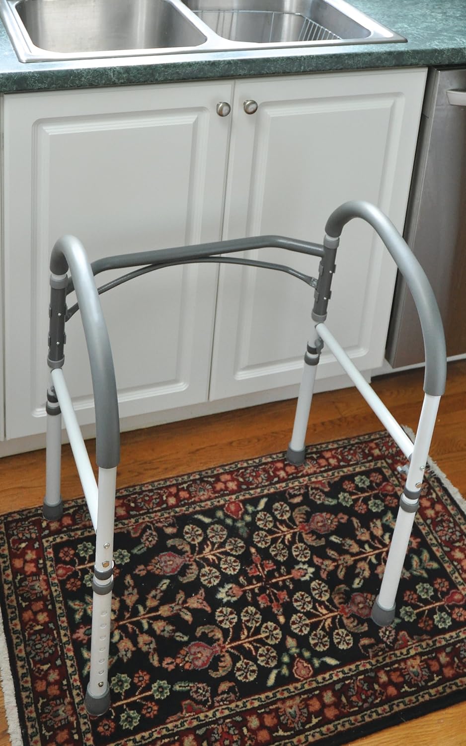 Carex Toilet Safety Rails - Toilet Handles for Elderly and Handicap - Home Health Care Equipment Toilet Safety Frame: Health & Personal Care