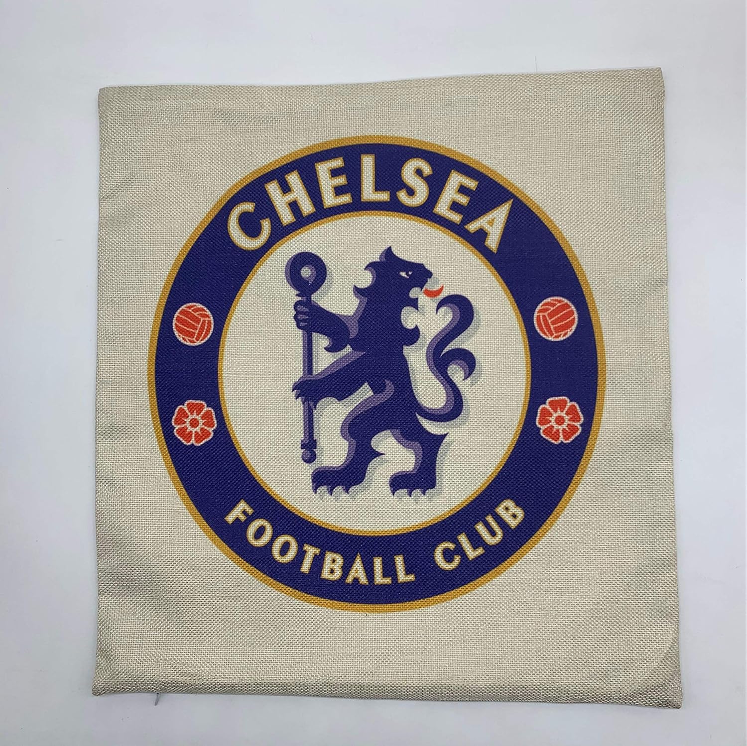 Fanbeanie Chelsea FC Pillowcase Soccer Club Football Throw Bed Pillow Case 18" x 18": Clothing