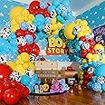 ALL-IN-1 Toy Story Balloons Arch Kit for It's A Boy Story Baby Shower Decorations Theme – Toy Story Balloon Garland Kit with Cloud & Cow Toy Story Balloons for First Toy Story Birthday Party Supplies