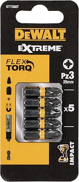DEWALT DT7388TQZ 25 mm PZ3 IR Torsion Bits Pack of 5 view 2