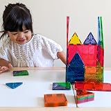 Magna-Tiles Classic 32-Piece Magnetic Construction Set Geometry Shapes view 5