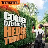 Terratek Corded Extendable Pole Hedge Trimmer 550W 2.5m Telescopic view 7