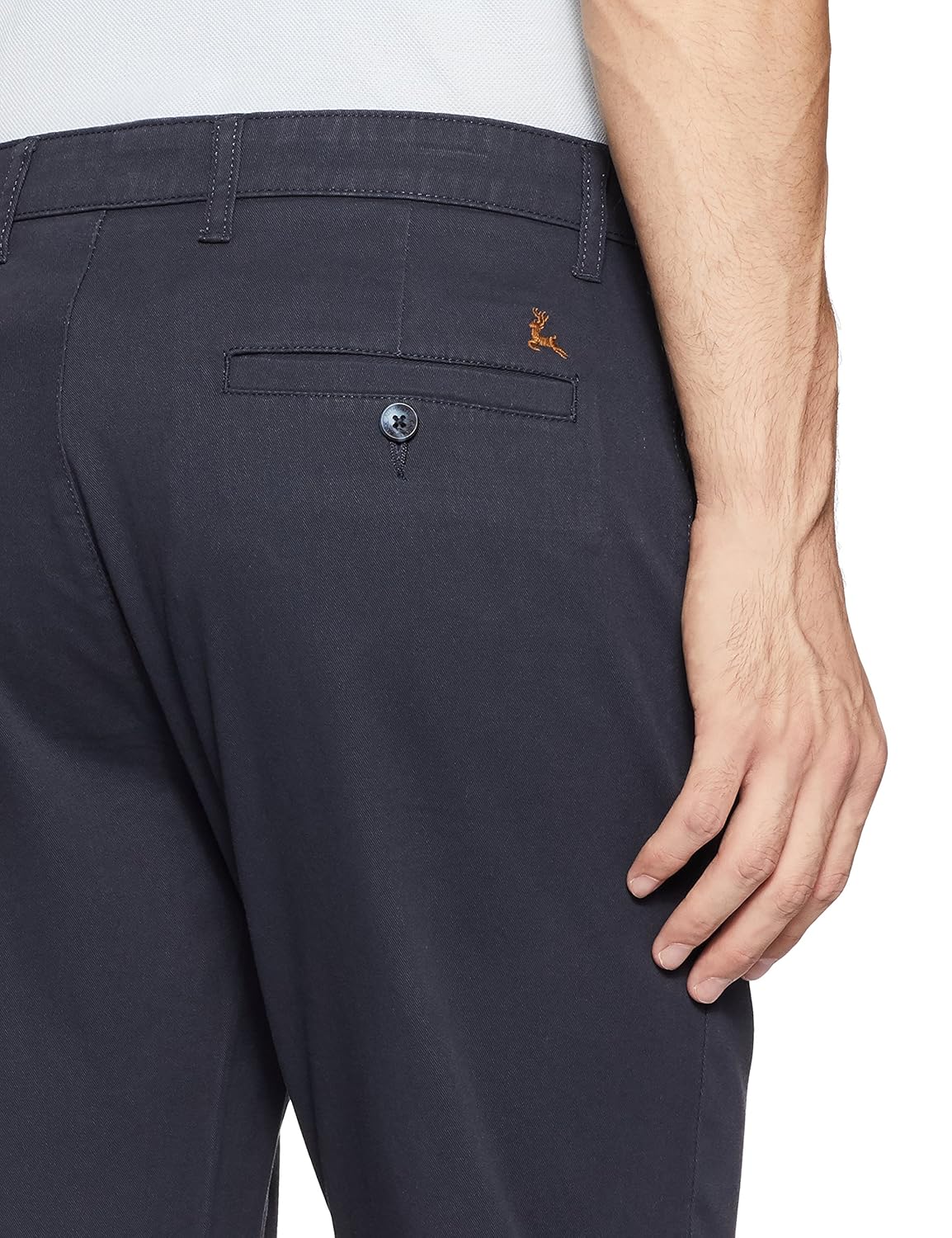 parx men's slim fit casual trousers