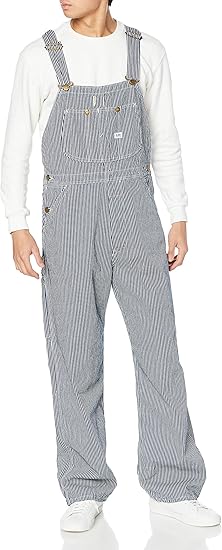 Amazon Co Jp リー Overall Dungarees オーバーオール メンズ ヒッコリー 3l 服 ファッション小物