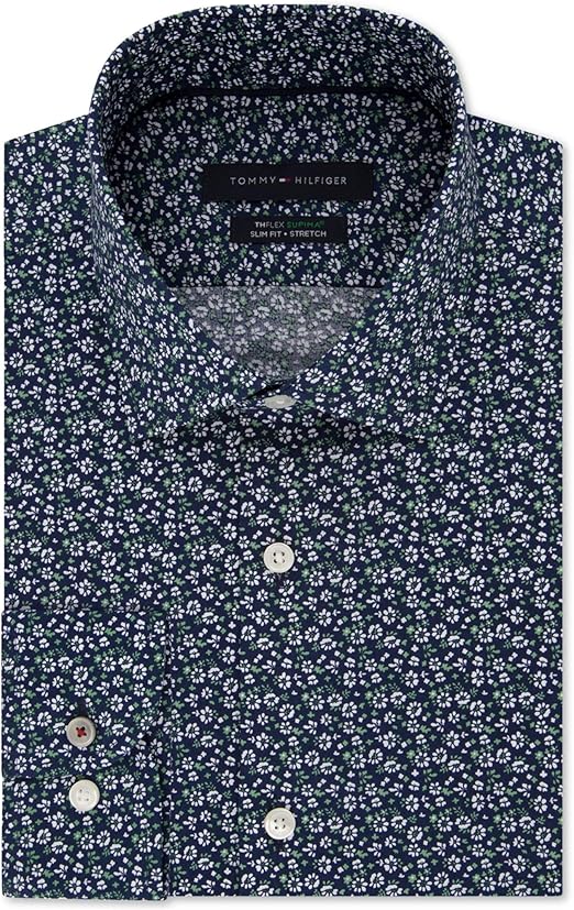 tommy hilfiger thflex supima slim fit stretch