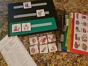 English Original Hand Made in USA Communication picture book Autism Language Flash Cards, Vocabulary, Picture, ABA Learning Speech Therapy Language Articulation -ASD ADD ADHD & Apraxia