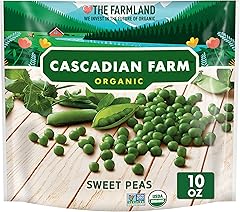Cascadian Farm Organic Sweet Peas, Frozen Vegetables, Non-GMO, 10 oz Bag