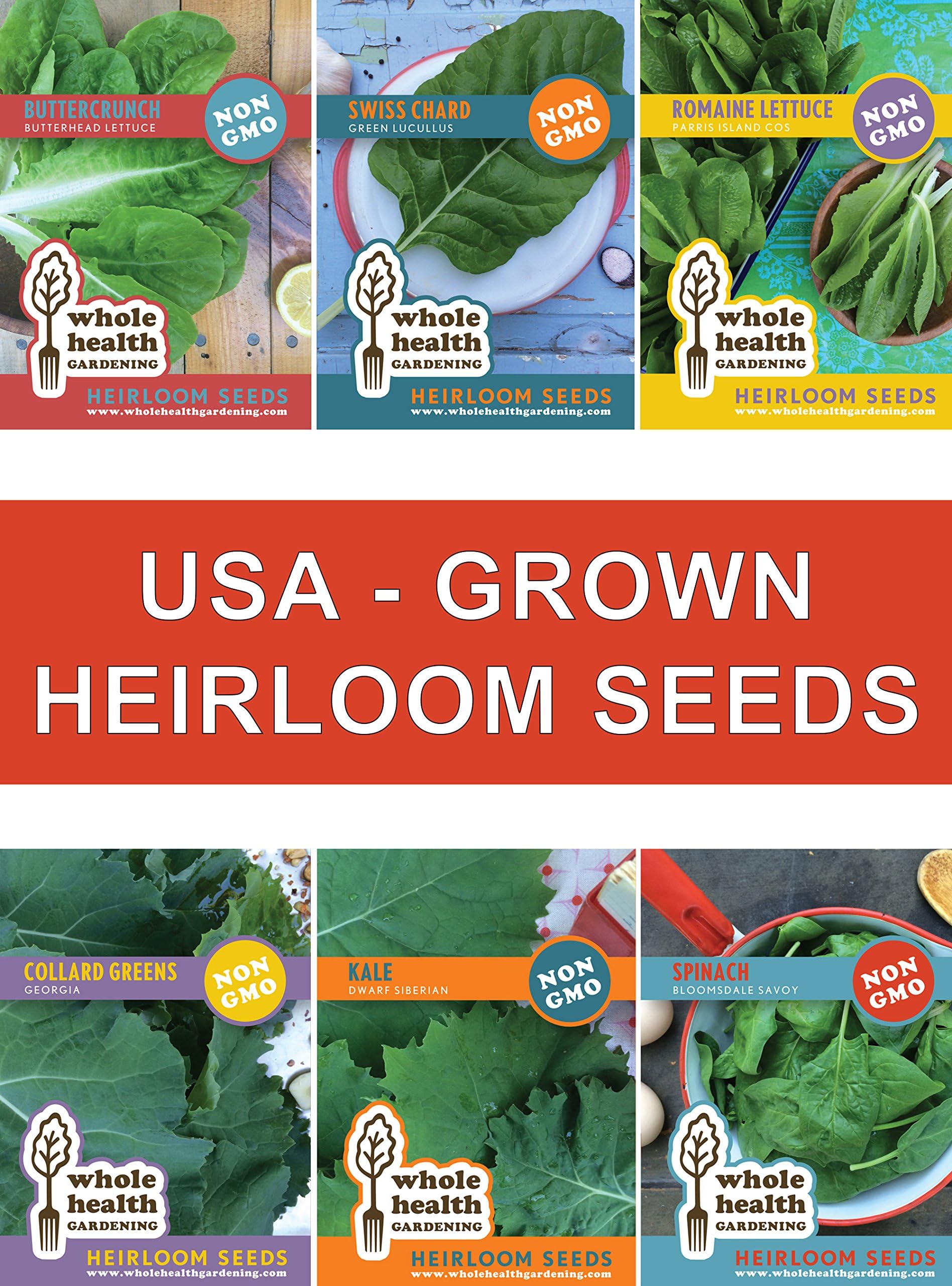 Heirloom Non GMO Vegetable Seeds with High Germination + Online Gardening Class & Bonus 25oz Smoothie Jar. Plant Fresh USA Grown Seeds for Your Organic Kitchen Garden.!