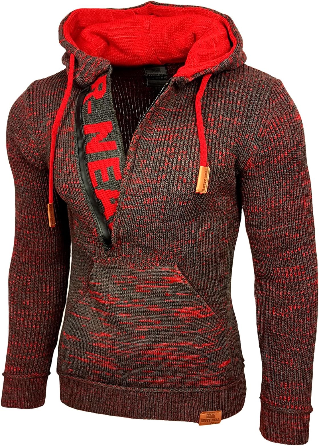Rusty Neal Men's Pullover Hoodie Sweatshirt Jacket Top RN 13277 New