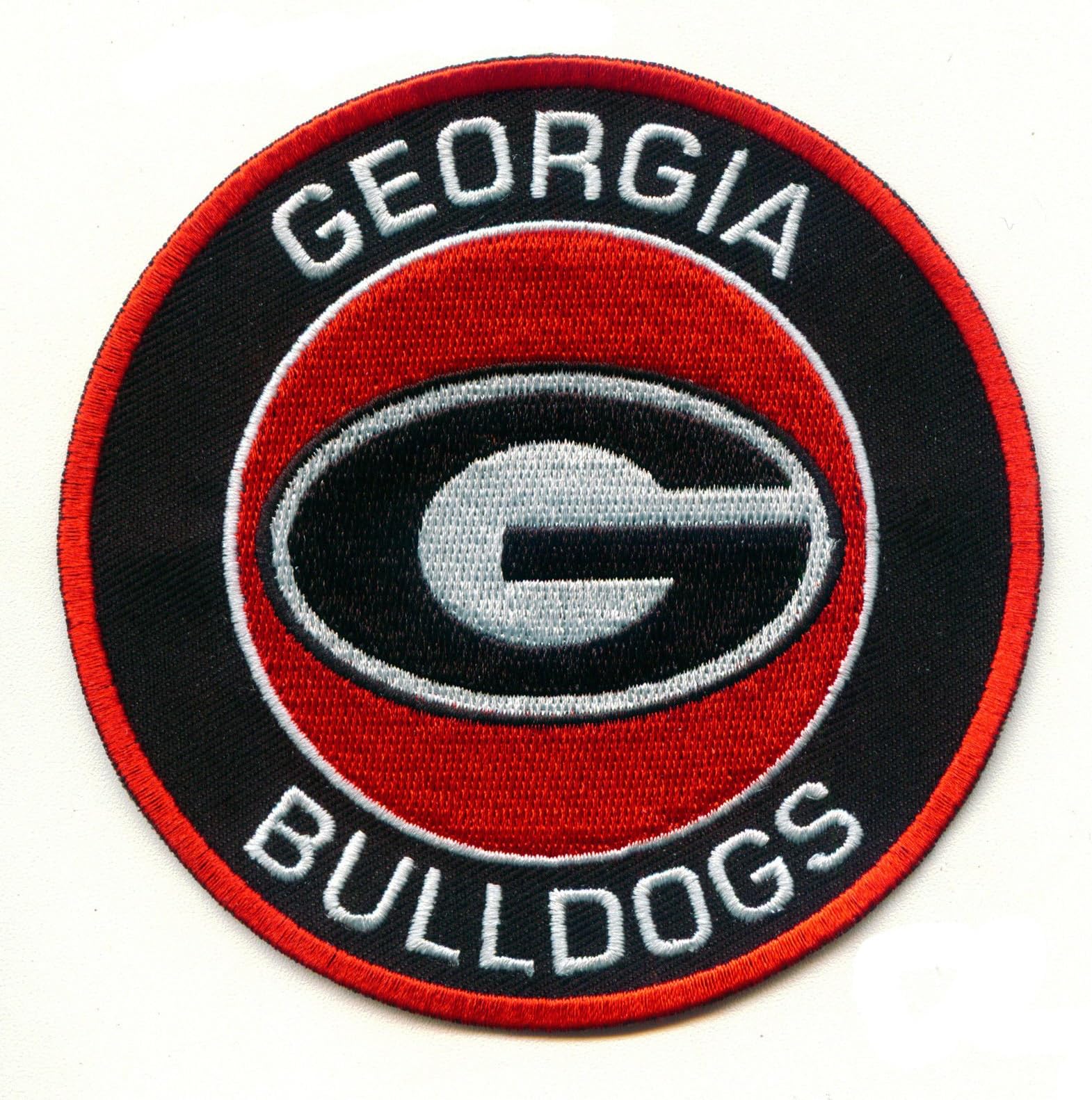 University of Georgia Bulldogs UGA Round G Team Logo Iron on Jersey Patch