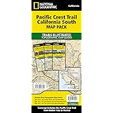 Pacific Crest Trail: California South [Map Pack Bundle] (National Geographic Trails Illustrated Map)