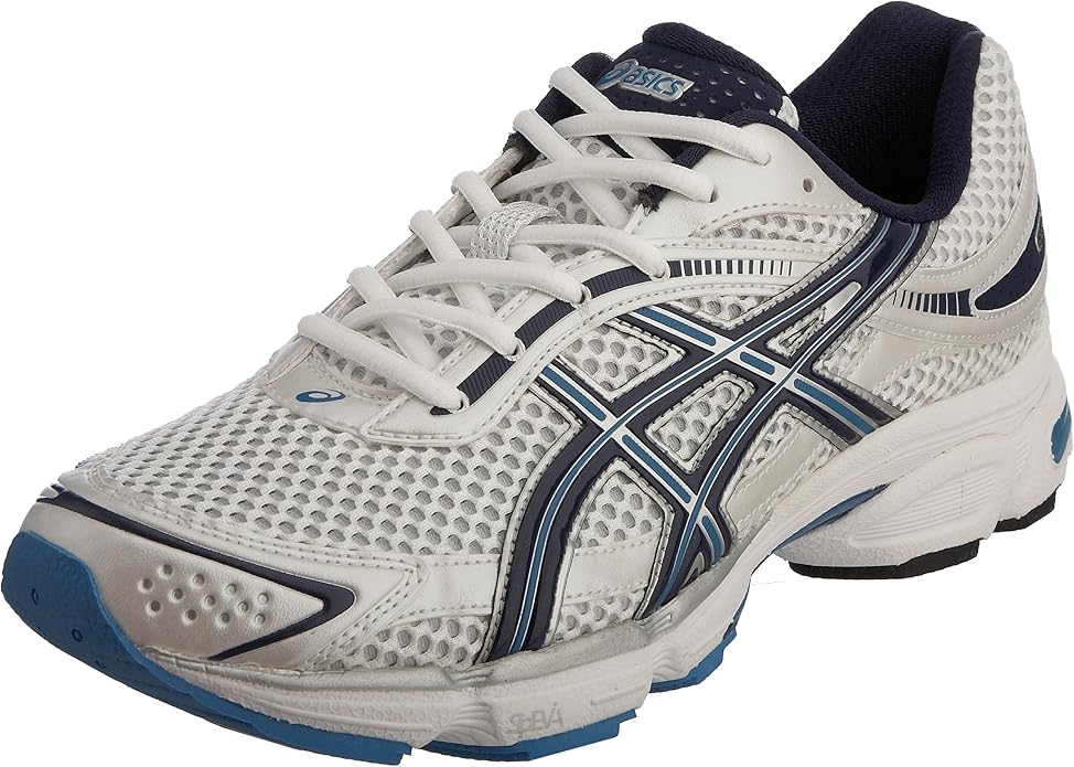 Asics Men's Gel-Stratus 3 Running Shoe White/Black/Prince Blue T9A1N0139 13 UK: Amazon.co.uk 