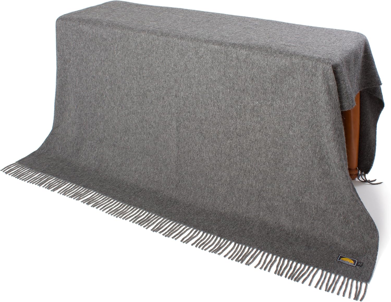 Authentic Alpaka – Wolle Überwurf/Decke (nicht eine Fake wie viele für Verkauf hier) Bitte Testen Sie zu Hause nach dem Kauf – andeansun Grey - One color: Amazon.de: Küche & Haushalt - 