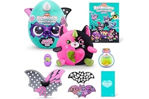 Rainbocorns Monstercorn Surprise Cat - Surprise Unboxing Soft Toy, Fantasy Monster Gifts for Girls, Imaginary Play with Wearable Accessories