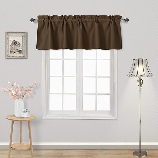 Amazon Com Dwcn Blackout Valance Rod Pocket Window Valance