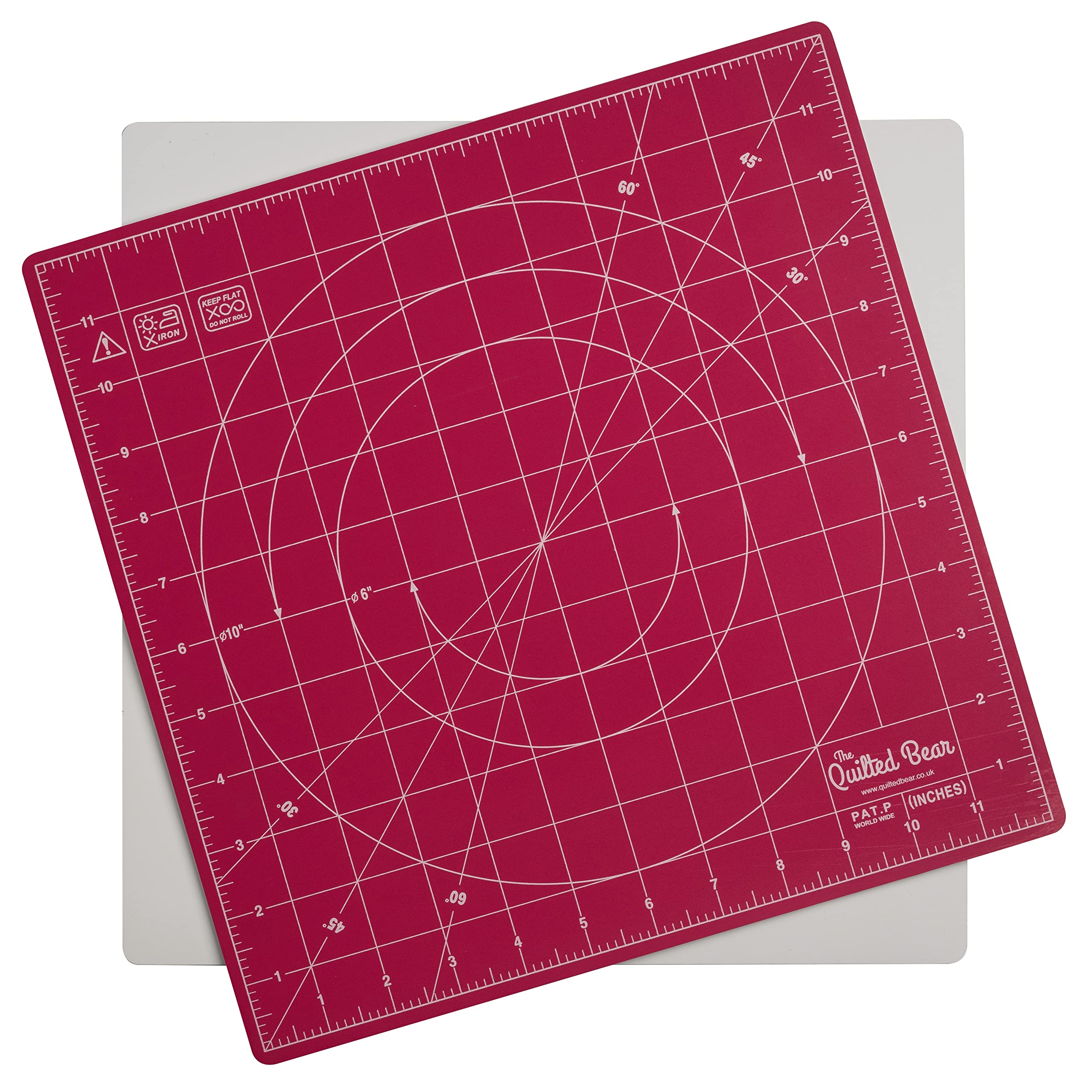 The Quilted Bear Rotating Cutting Mat 12