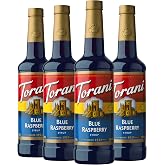 Torani Blue Raspberry Flavored Drink Syrup, 25.4 fl oz, 4 Pack