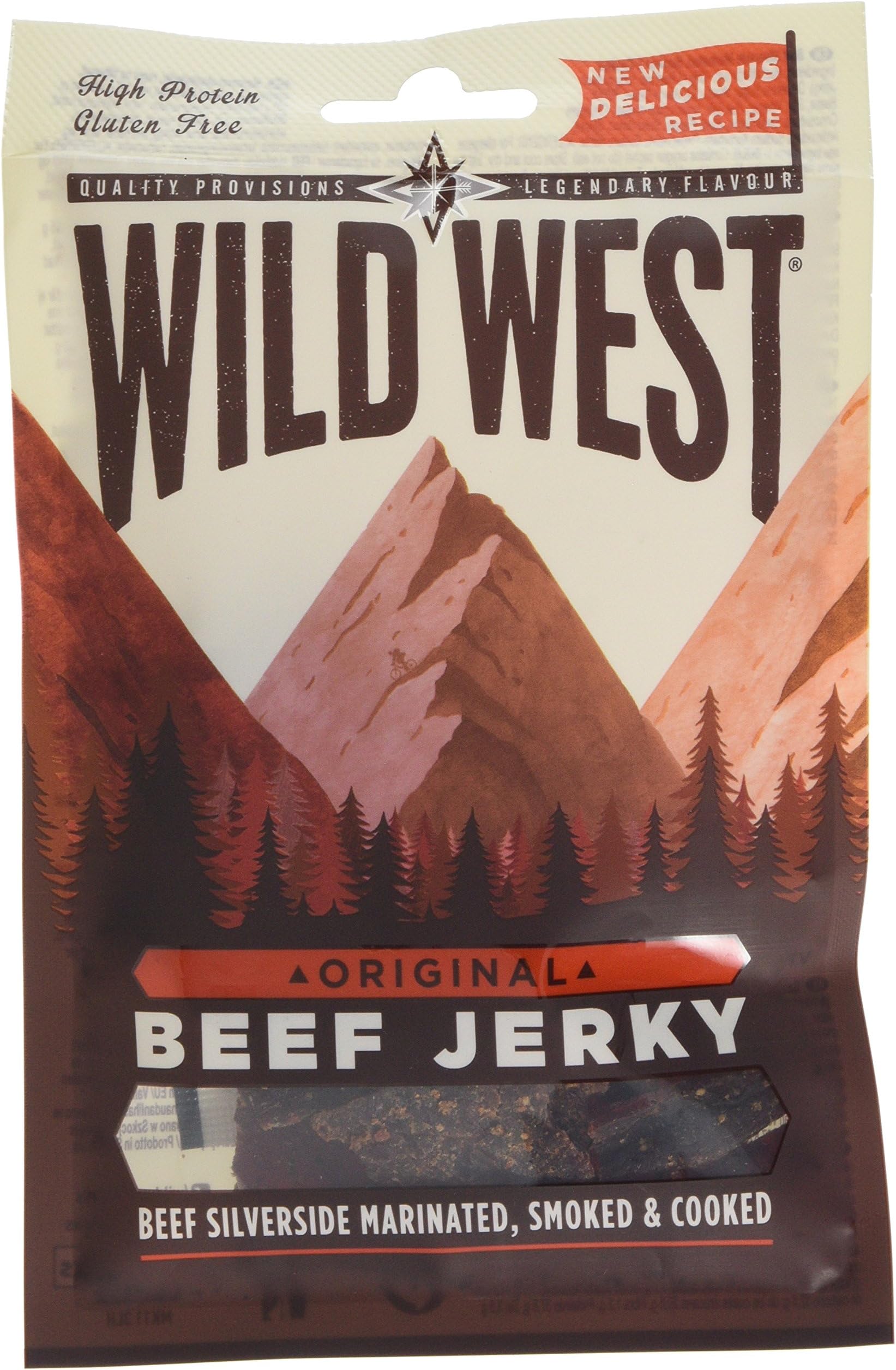 Wild West 40 g Beef Original Jerky - Pack of 12