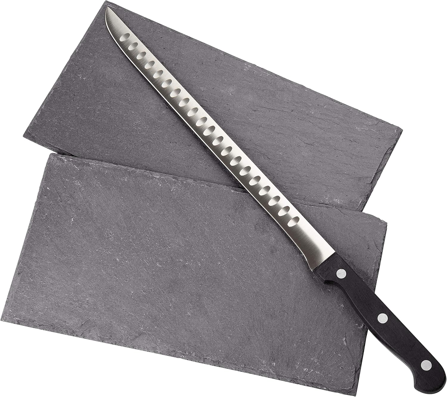 Steelblade Lacquered Wood + Gift 2 Plates of Natural Slate -Soporte Made in Spain - Very Durable Ham - Ideal for Ham and Pallets - Image 4