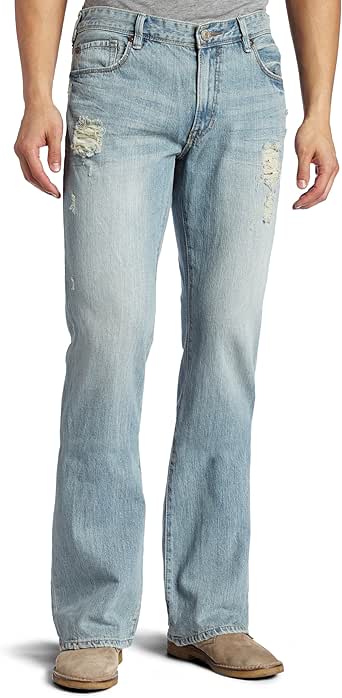 Amazon.com: UNIONBAY Men's Boulder Slim Boot Cut Jean, Lago, 36x32: Clothing