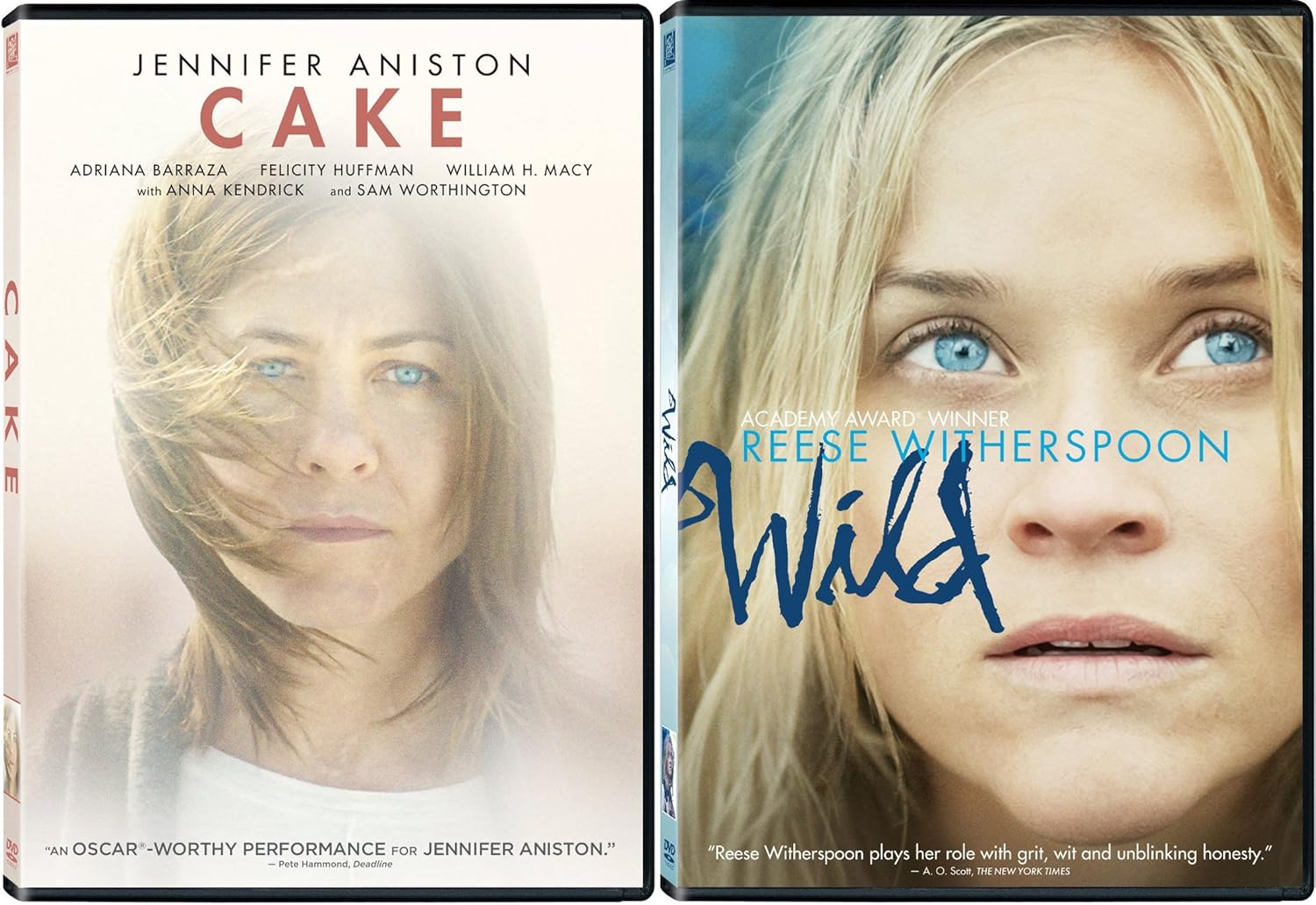 Wild + Cake DVD Drama Movie Set Reese Witherspoon + Jennifer Aniston
