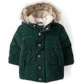 The Children's Place baby-boys And Toddler Water and Wind Resistant Hooded Zip Front Courdory Puffer Jacket