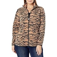 Amazon Essentials Women's Plus Size Full-Zip Polar Fleece Jacket
