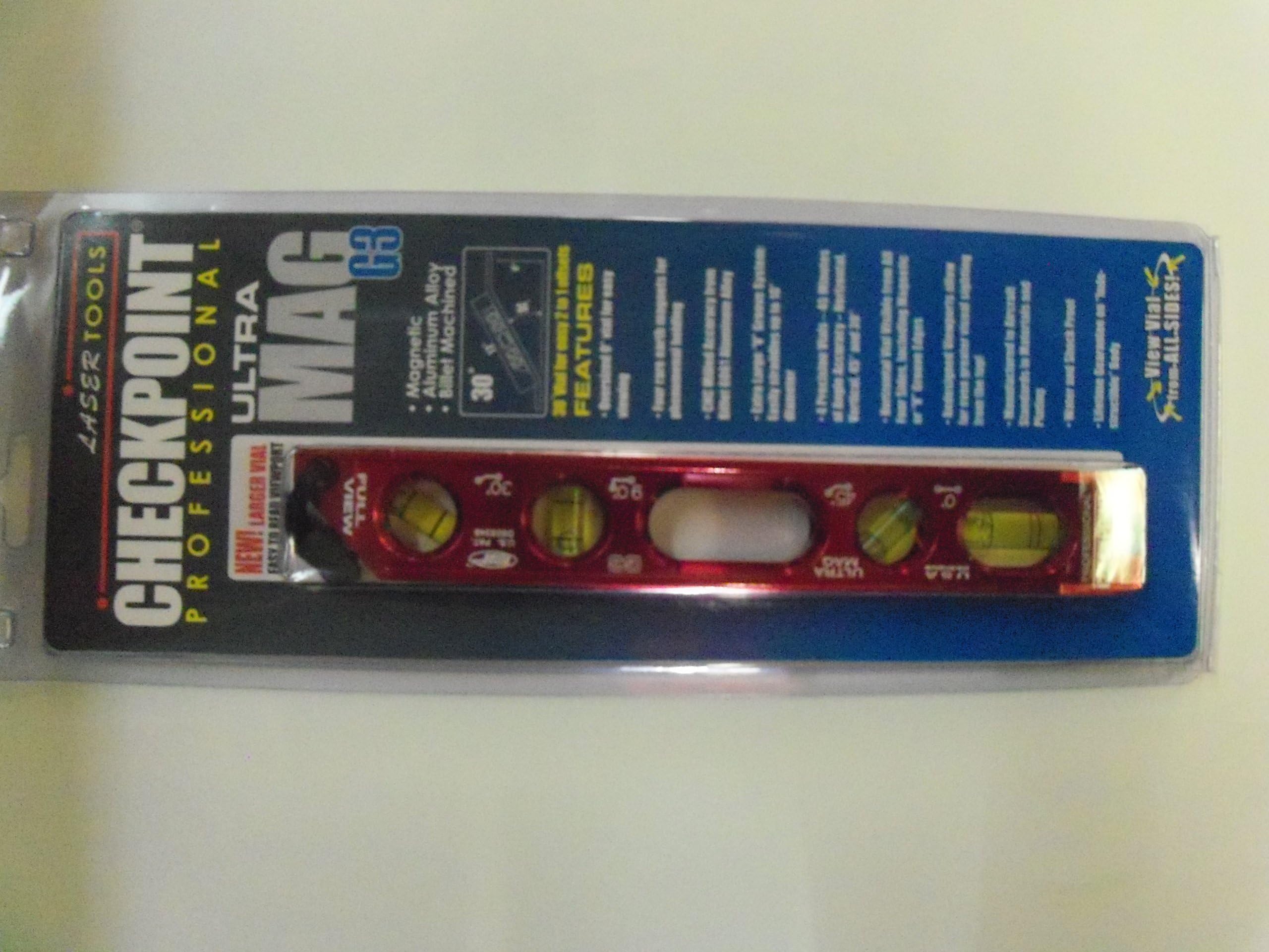 Checkpoint Ultra Mag G3 Professional Torpedo Leve #300. Color - RED