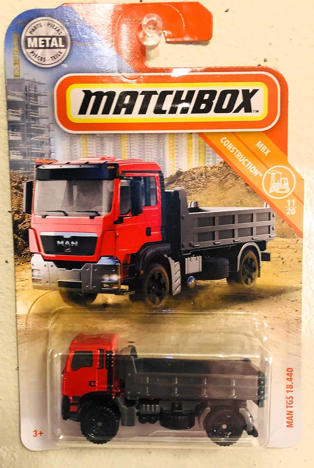 matchbox man tgs dump truck