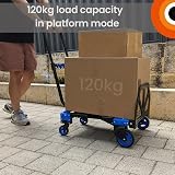 Move It 2-in-1 Folding Hand Truck Trolley Platform Cart 120kg 70kg view 5