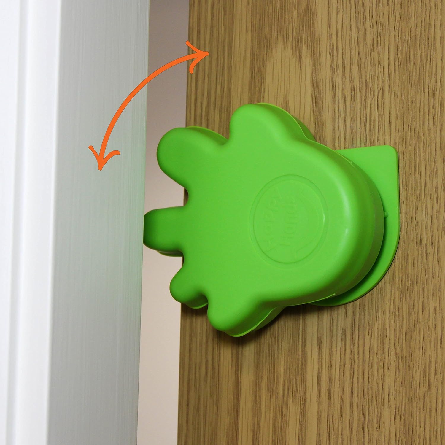 Happy Hands Anti Slam Child Door Safety Finger Trap Stoppers, No Tools Required (Adhesive Attachment) - Image 3