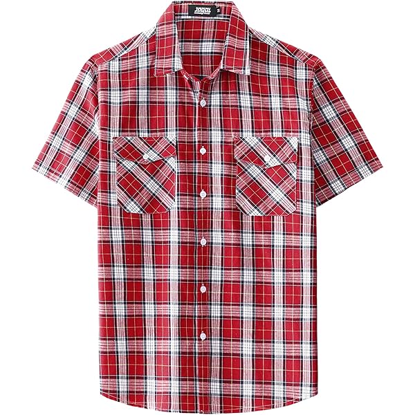 Herren Kurzarmhemd Mit Rosen-Print - Faltenfrei & Leicht Für Sommer Und Freizeit