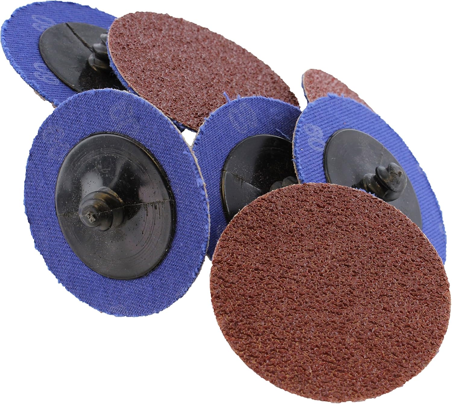 ABN Aluminum Oxide Roloc Abrasive Sanding Discs 50-Pack, 2in, 60 Grit – Metal Wheels for Surface Prep and Finishing: Automotive