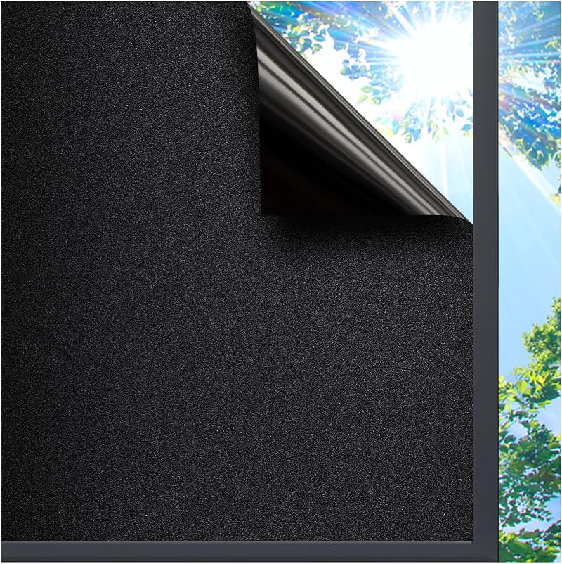 Lifetree Blackout Window Film 60x200cm Privacy No Glue UV Protection
