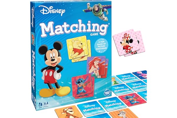 Disney Classic Characters Matching Game by Wonder Forge | For Boys & Girls Age 3 to 5 | A Fun & Fast Disney Memory Game for K