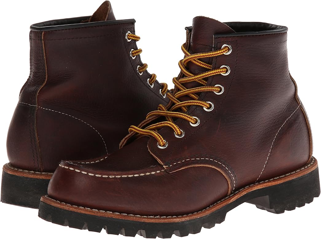 red wing heritage men's roughneck lace up boot