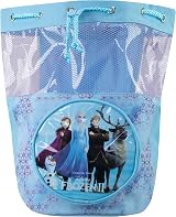 Disney Frozen Swimming Bag Girls Anna Elsa Beach Drawstring Backpack Blue view 2