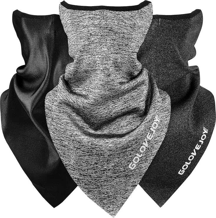 3 Pieces Winter Neck Gaiter Breathable Fleece Neck Warmer Windproof Ski