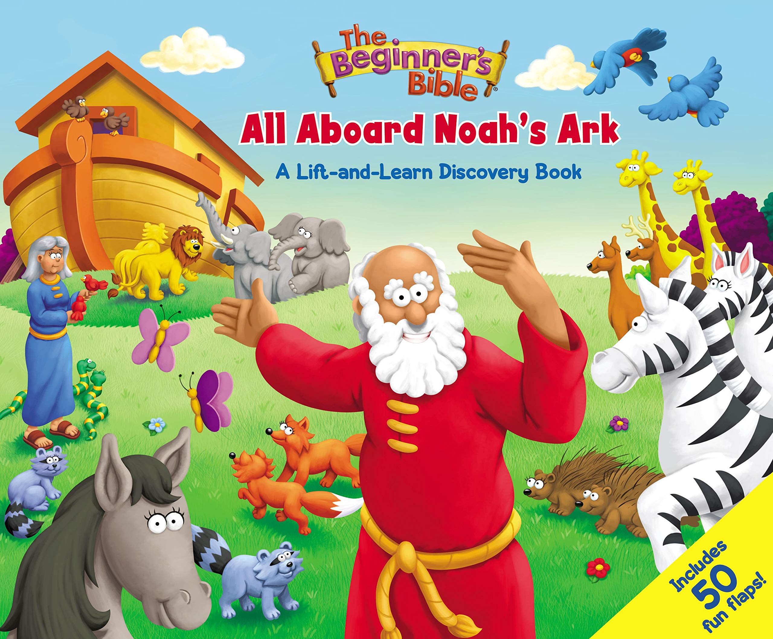 The Beginner S Bible All Aboard Noah S Ark A Lift And Learn Discovery Book Zondervan Amazon Com Books