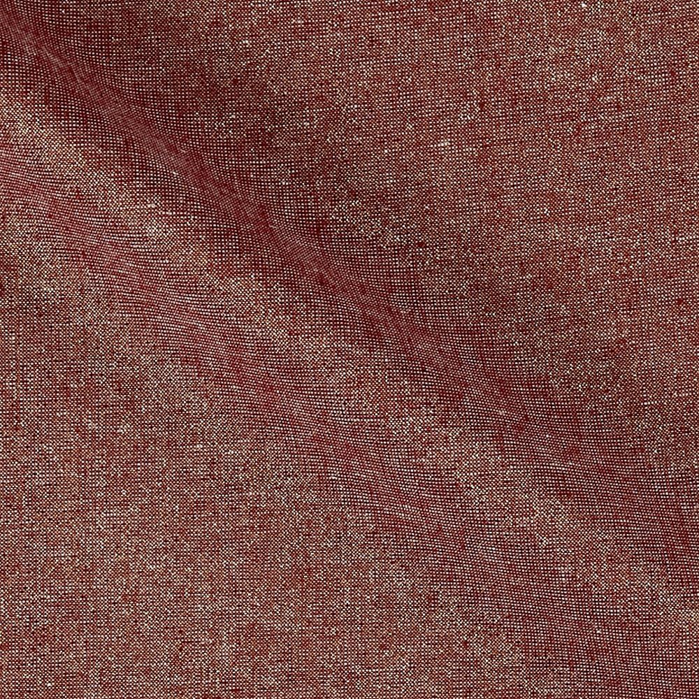 Robert Kaufman 0539417 Kaufman Essex Yarn Dyed Metallic Linen Blend Ruby Fabric by